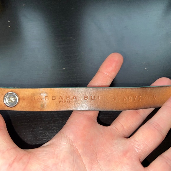 Barbara Bui Paris - Green Python Snake Bracelet - M - Green/Black - 80% OFF SALE - Picture 9 of 10